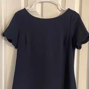 Anne Klein Scalloped Dress